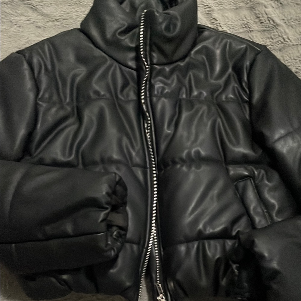 urban planet puffer faux leather